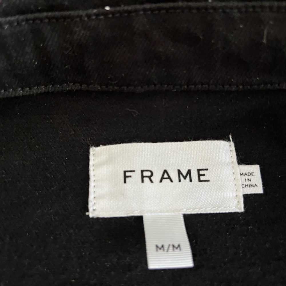 Frame Flounce Denim Jacket Size M, NEW - Picture 13 of 14